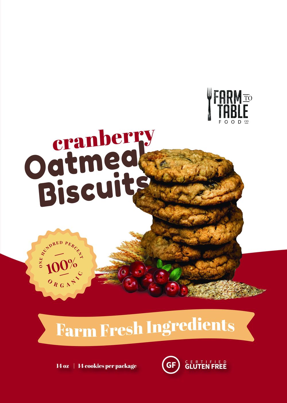 Cranberry Oatmeal Biscuits - image 1 - student project