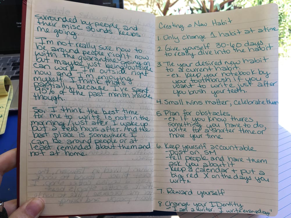 I'm going to actually use this Writer's Notebook. - image 1 - student project