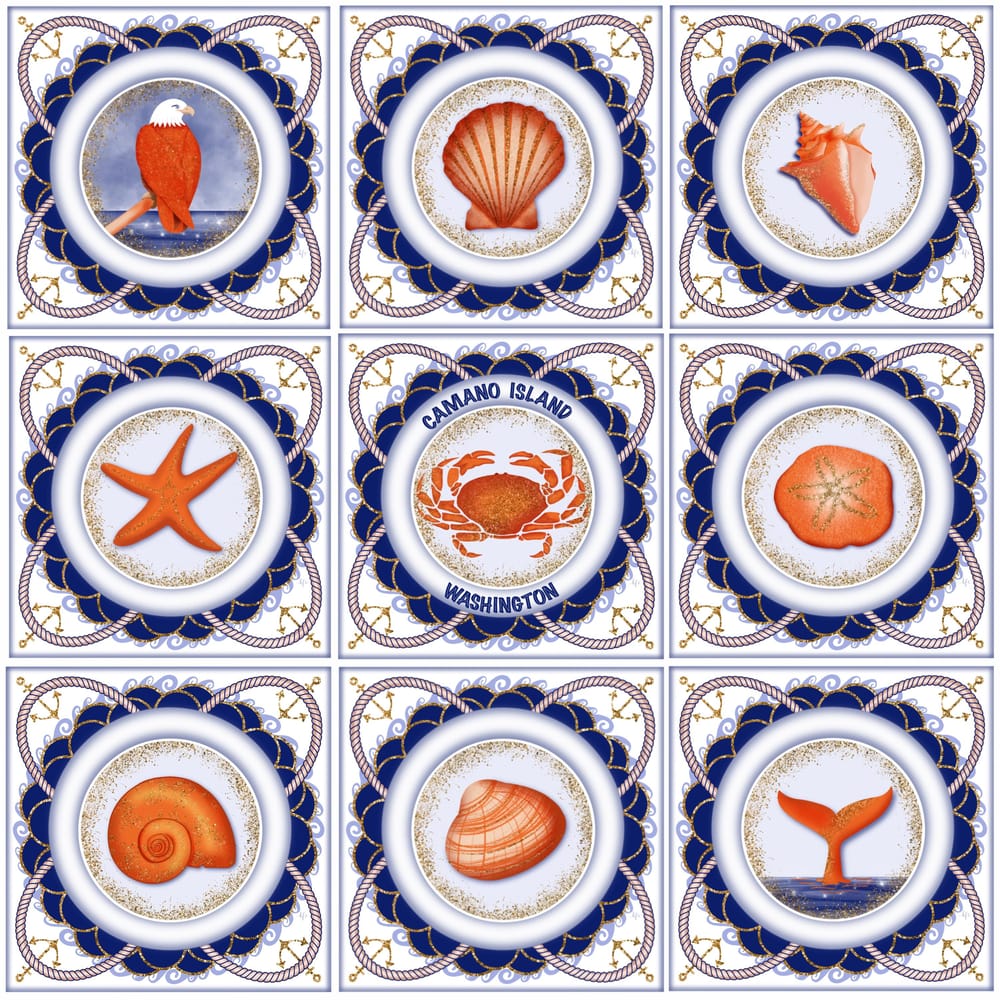 Metallic on Tiles - image 1 - student project