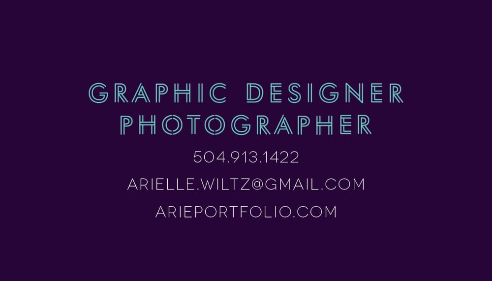 Arie Graphic Designer and Photographer - image 4 - student project