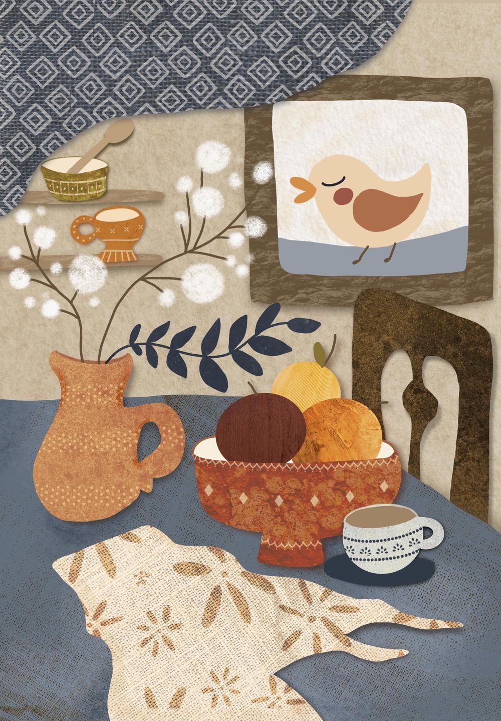 Texture Magic: Still Life Collage - image 1 - student project