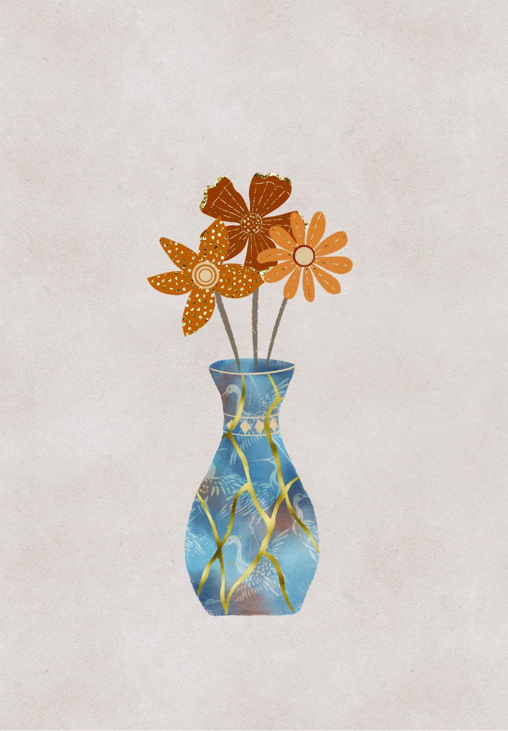 Painting with Gold in Procreate - image 1 - student project