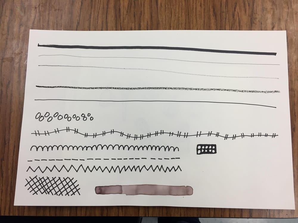 making marks....making brushes!! Loved this!!! - image 4 - student project