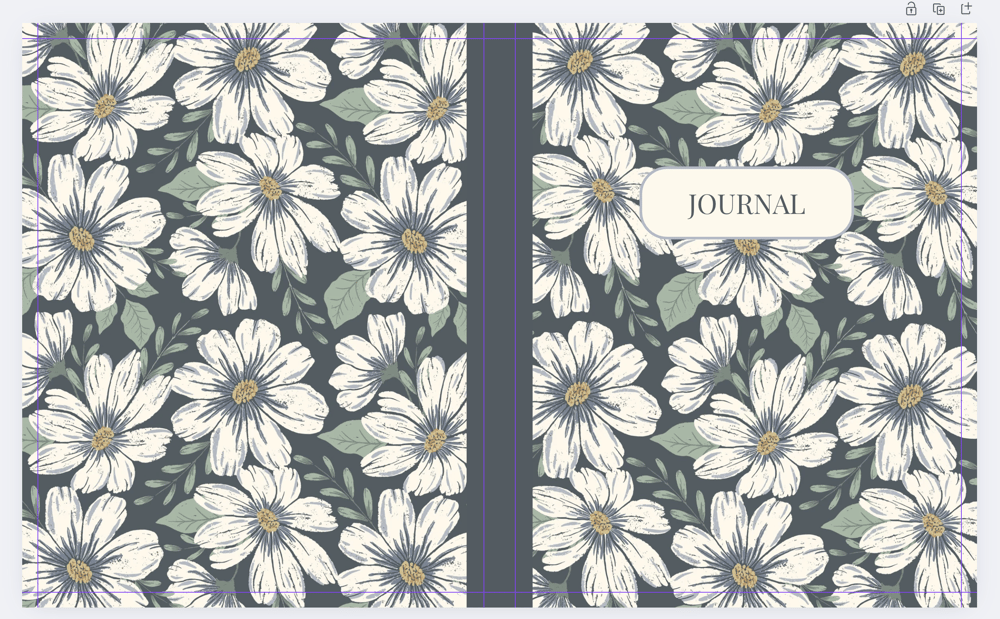Bold Watercolor Floral Journal - image 1 - student project