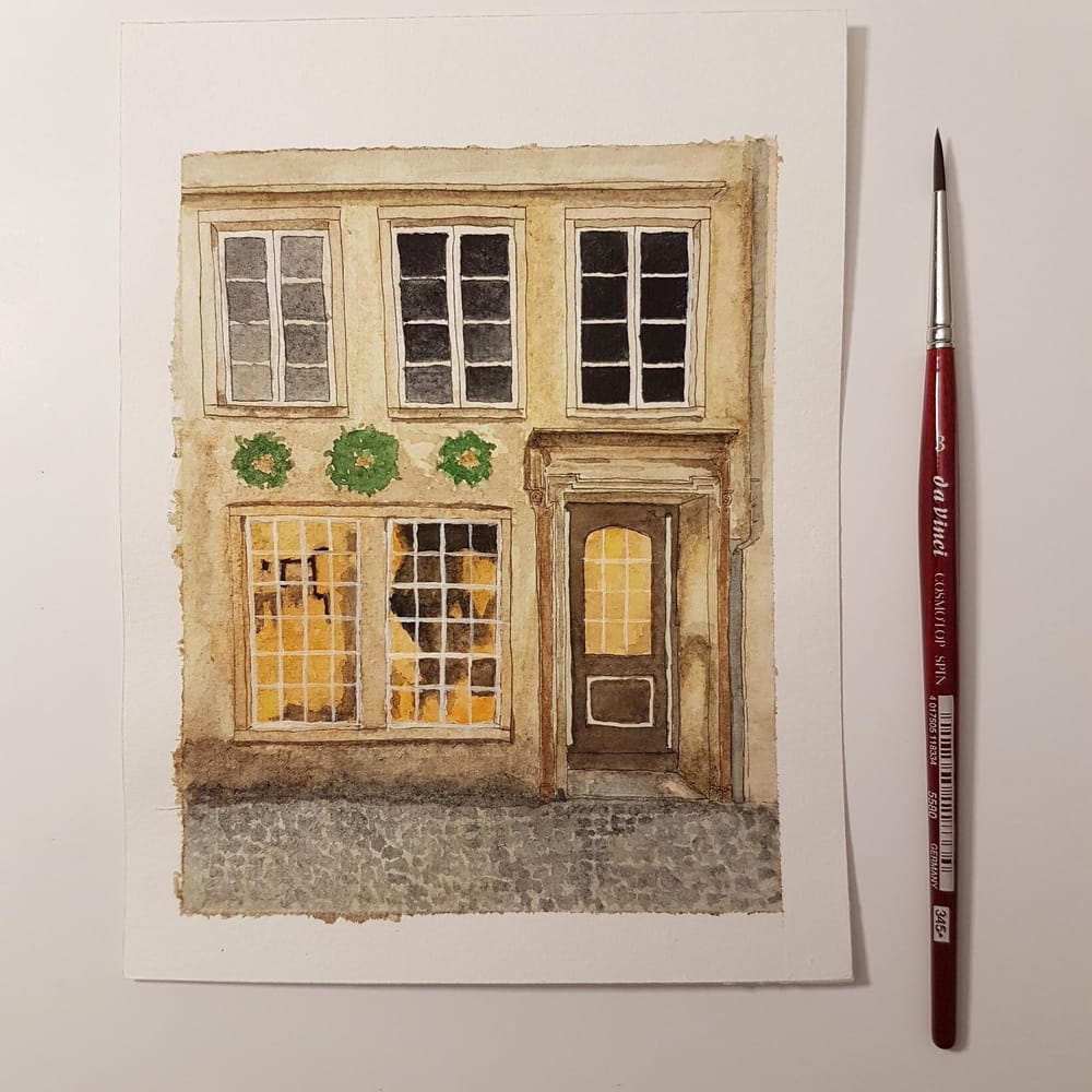 PAINTING WITH LAYERED WASHES - image 5 - student project