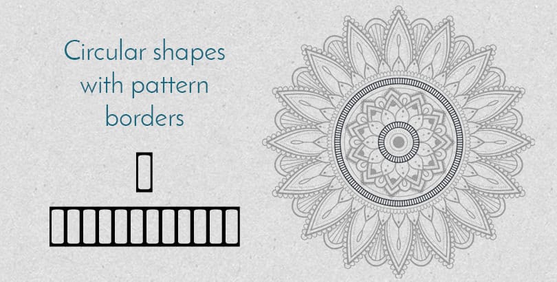 Mandala with pattern brushes - image 3 - student project