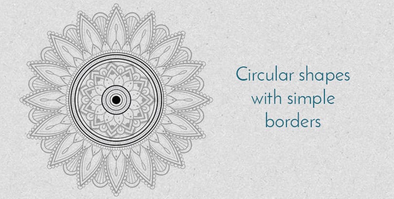 Mandala with pattern brushes - image 2 - student project