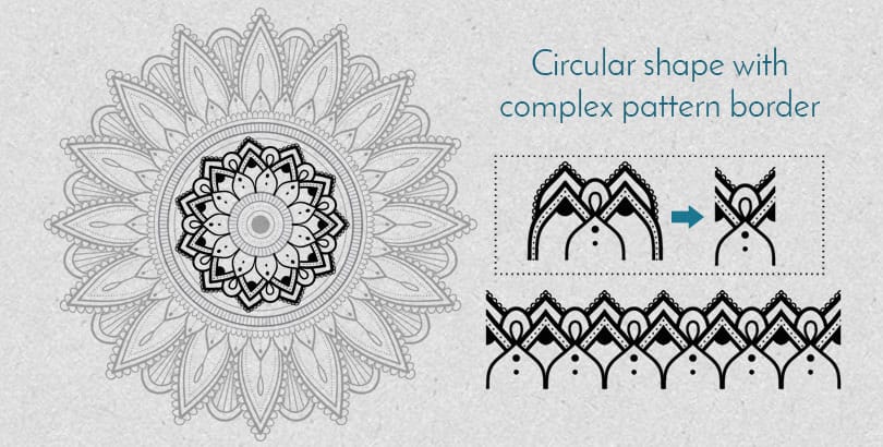 Mandala with pattern brushes - image 4 - student project