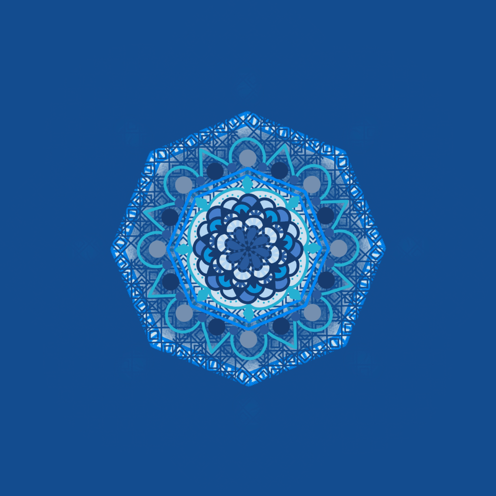 Mandala Magic in Procreate: A Quick \u0026 Colorful Adventure for Beginners |  Katie Simmons | Skillshare, image size:1000x1000