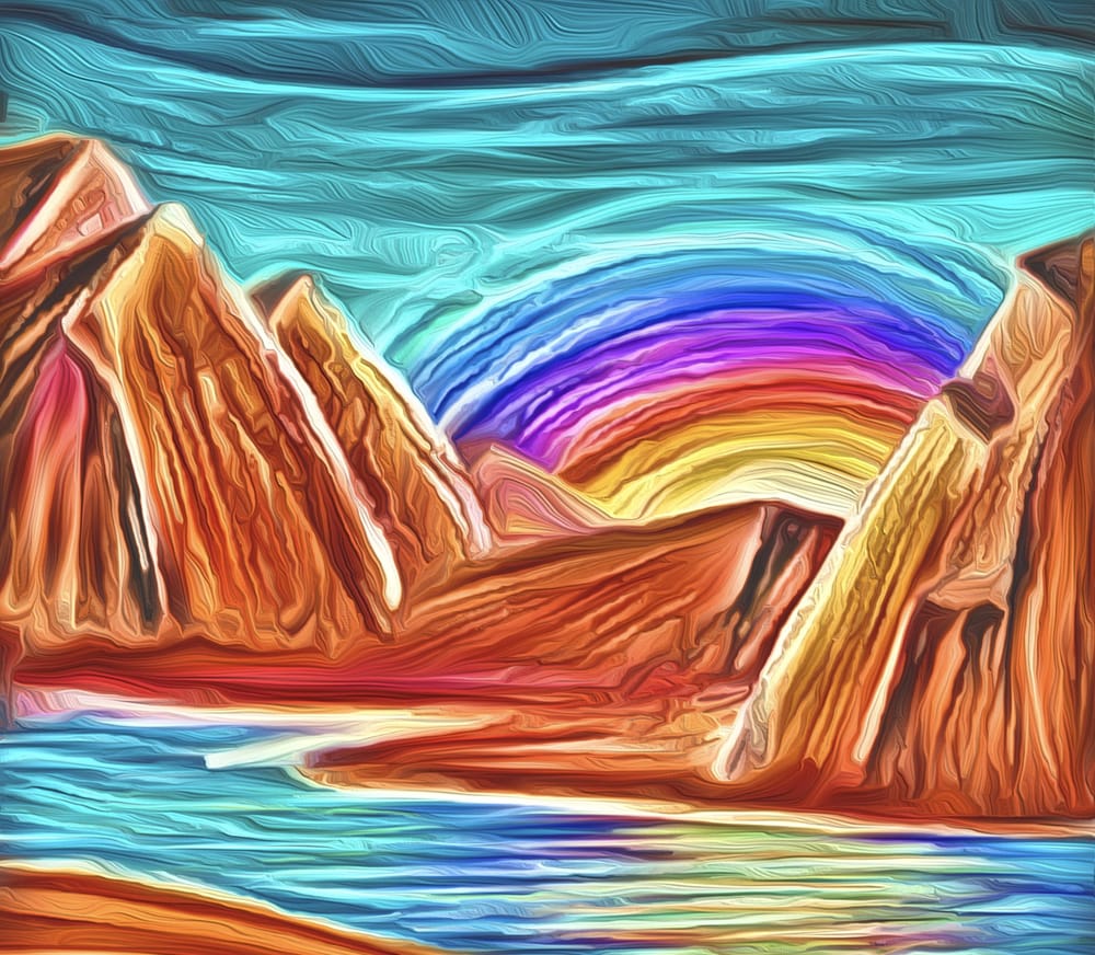Mountain Sunset - image 7 - student project