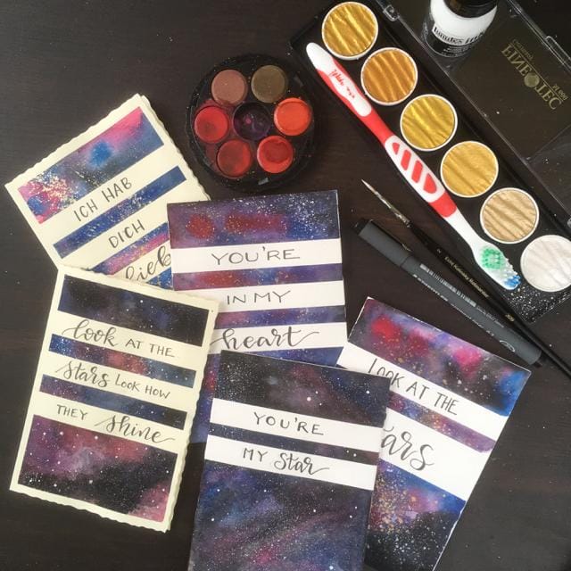 Create galaxies with a toothbrush - image 3 - student project