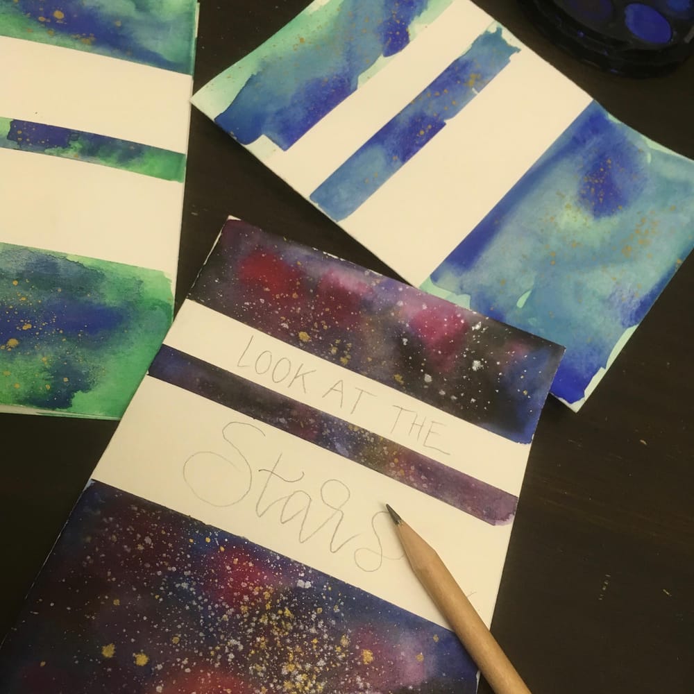 Create galaxies with a toothbrush - image 2 - student project