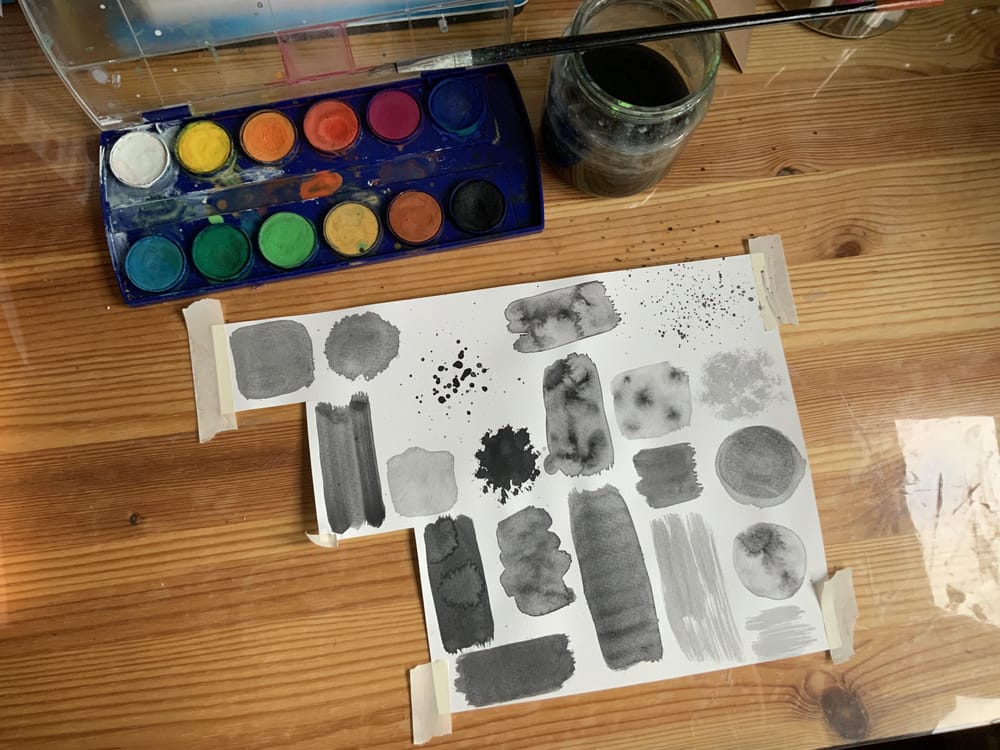 Watercolour gourds - image 1 - student project