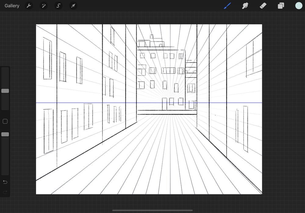 Practicing perspective illustration - image 2 - student project