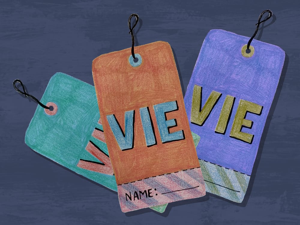 Vienna Luggage Tag (Sketchbook Practice) - image 11 - student project