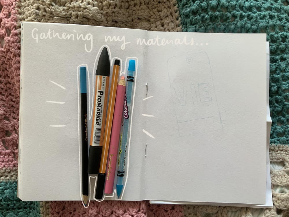 Vienna Luggage Tag (Sketchbook Practice) - image 2 - student project