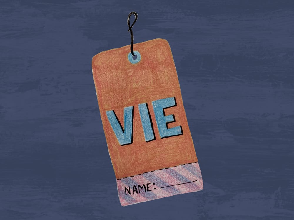 Vienna Luggage Tag (Sketchbook Practice) - image 10 - student project