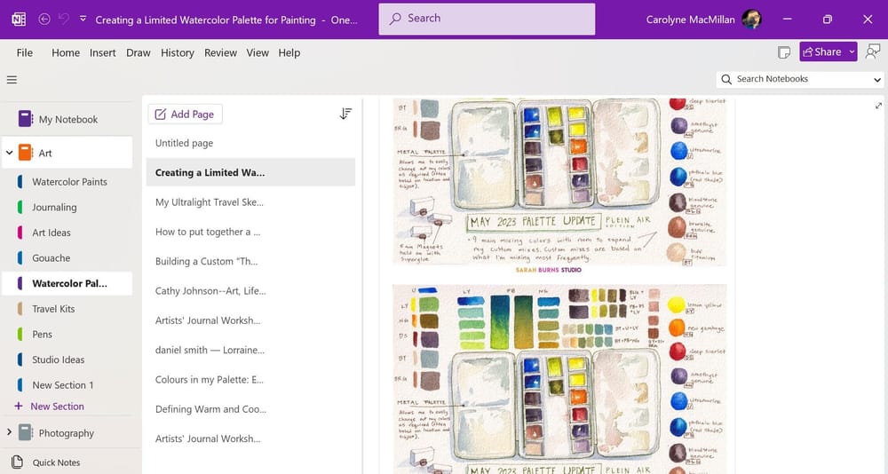 New to OneNote - image 1 - student project