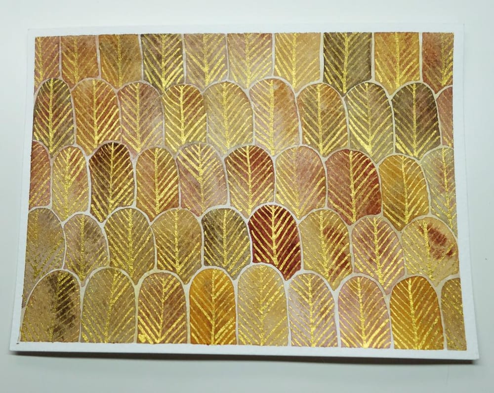 Sample Project: Feather Forest Pattern - image 4 - student project