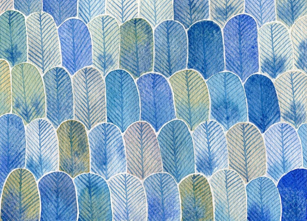 Sample Project: Feather Forest Pattern - image 2 - student project