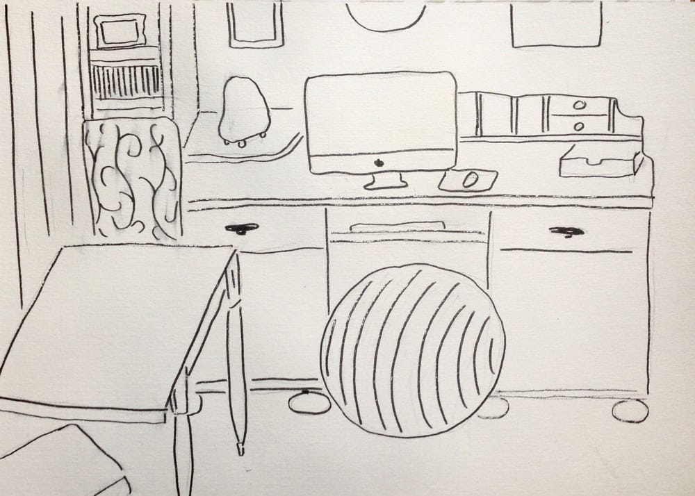 A little sketch of my studio - image 1 - student project