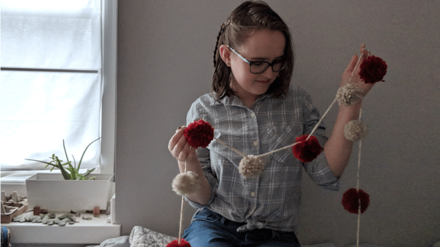 My Pom Pom Wall Hanging - image 1 - student project