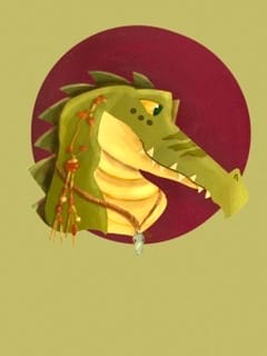 Crocodile Illustration - image 1 - student project