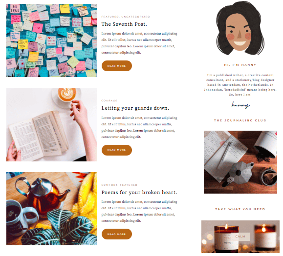Personal Blog - image 2 - student project