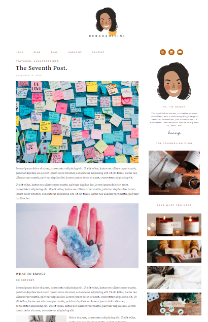 Personal Blog - image 3 - student project