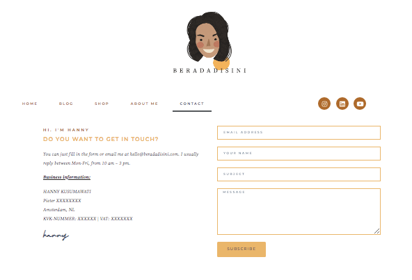 Personal Blog - image 4 - student project
