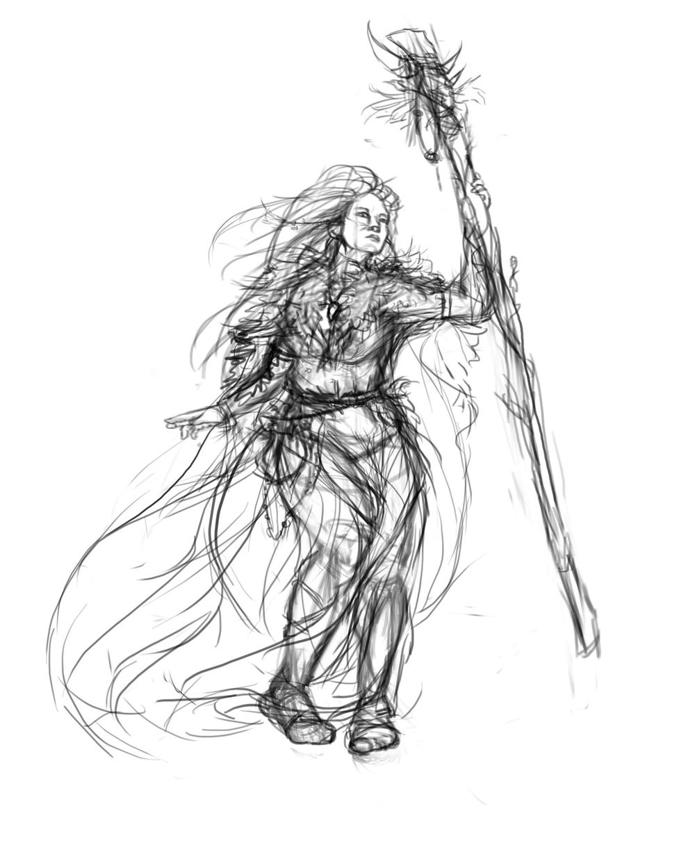 Female Druid - image 6 - student project