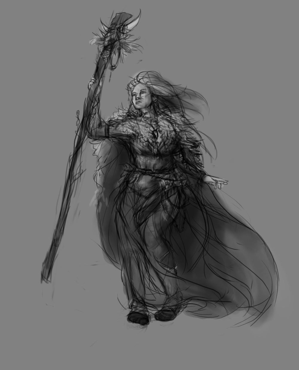 Female Druid - image 7 - student project