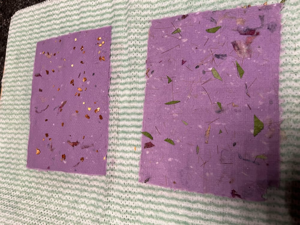 First attempt on making paper - image 1 - student project