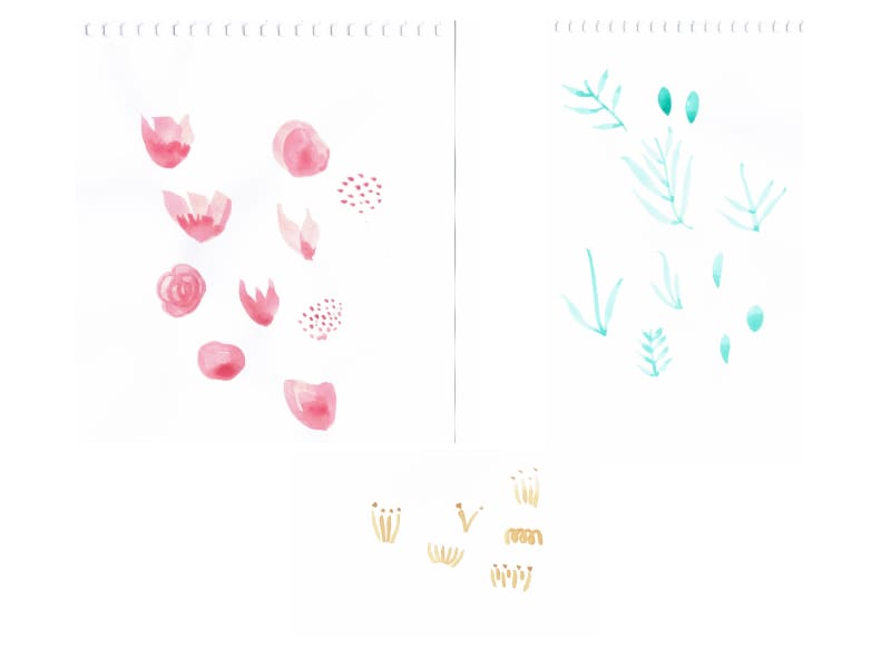Watercolor Florals - image 1 - student project