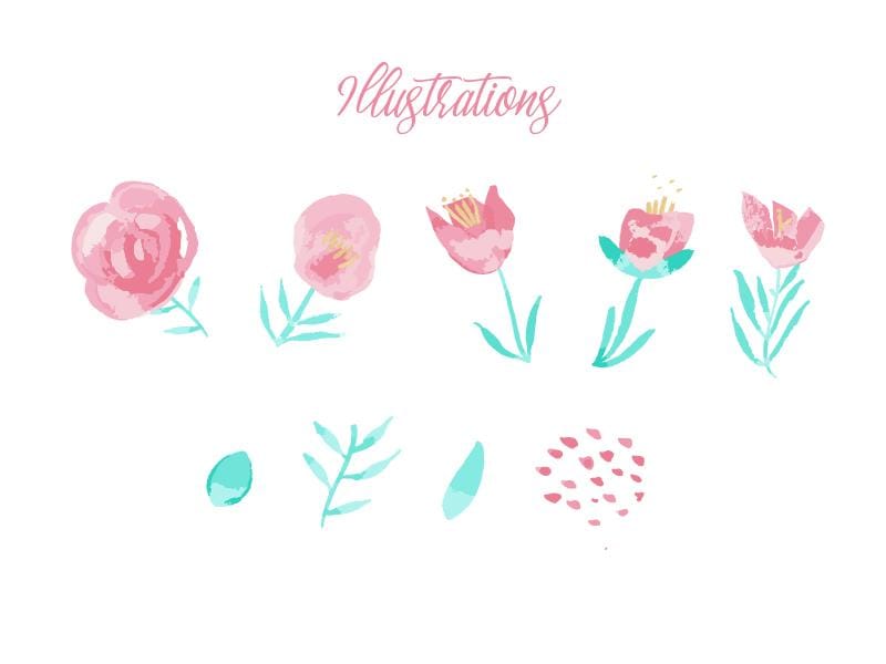 Watercolor Florals - image 3 - student project