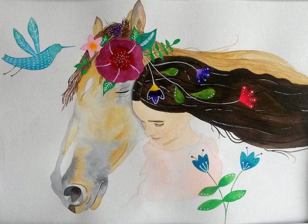 Whimsical self portrait - image 1 - student project