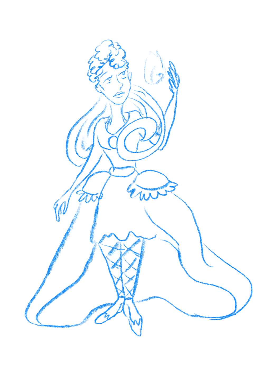 Pansy as Elemental Goddess "Pompadour" - image 3 - student project
