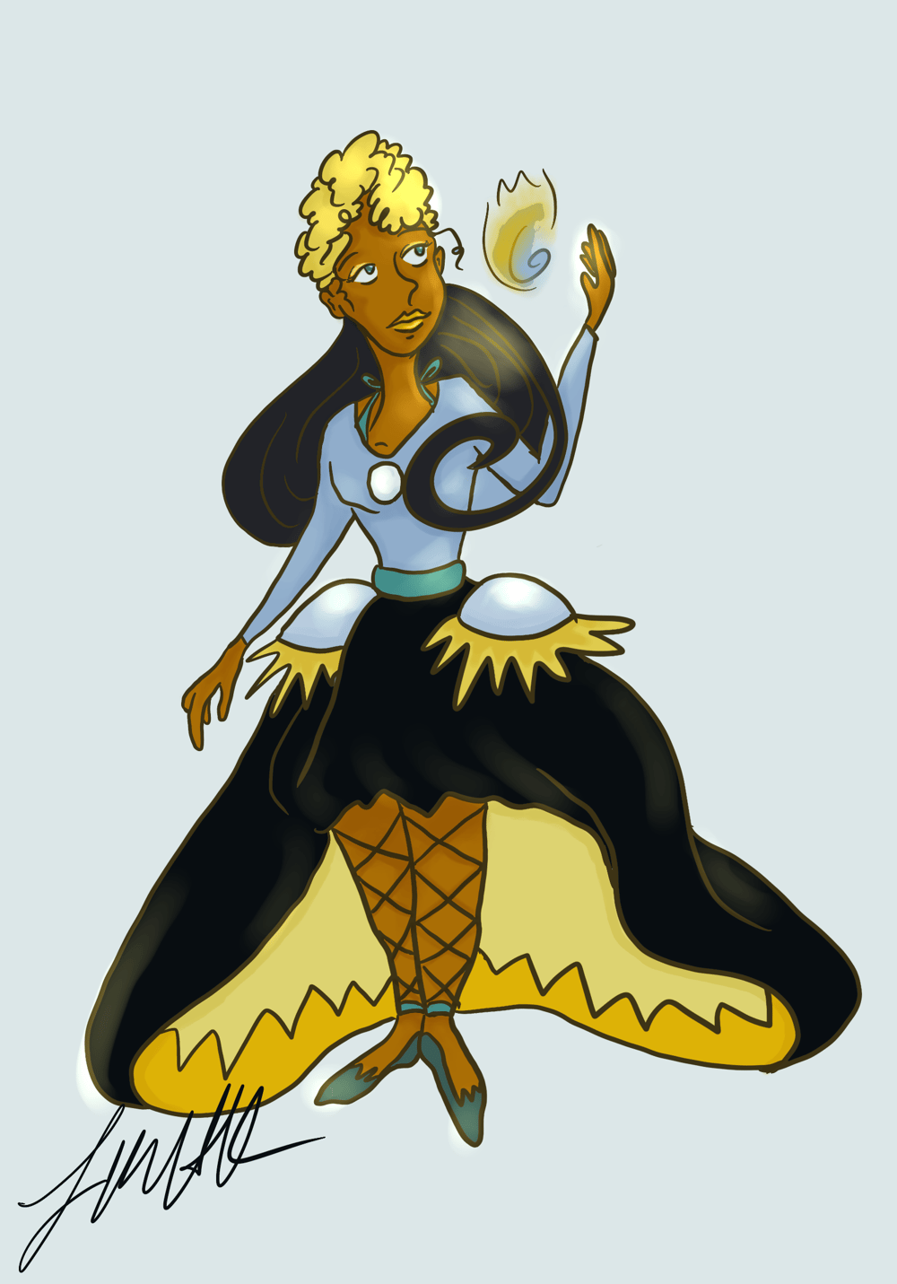 Pansy as Elemental Goddess "Pompadour" - image 4 - student project