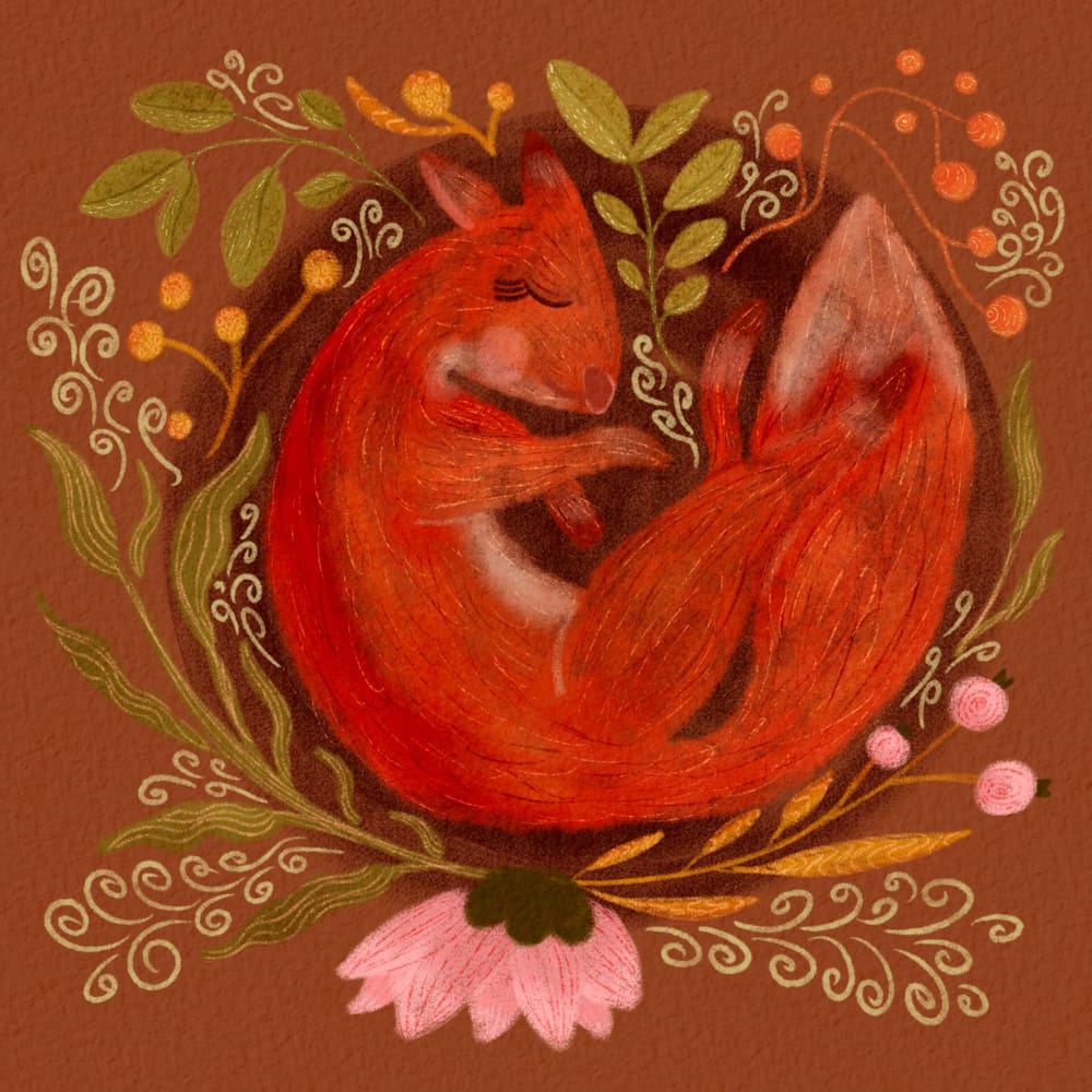 Sleeping Fox - image 1 - student project