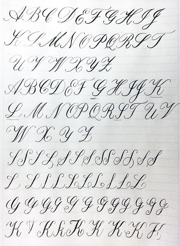 My 10 day calligraphy challenge - image 8 - student project