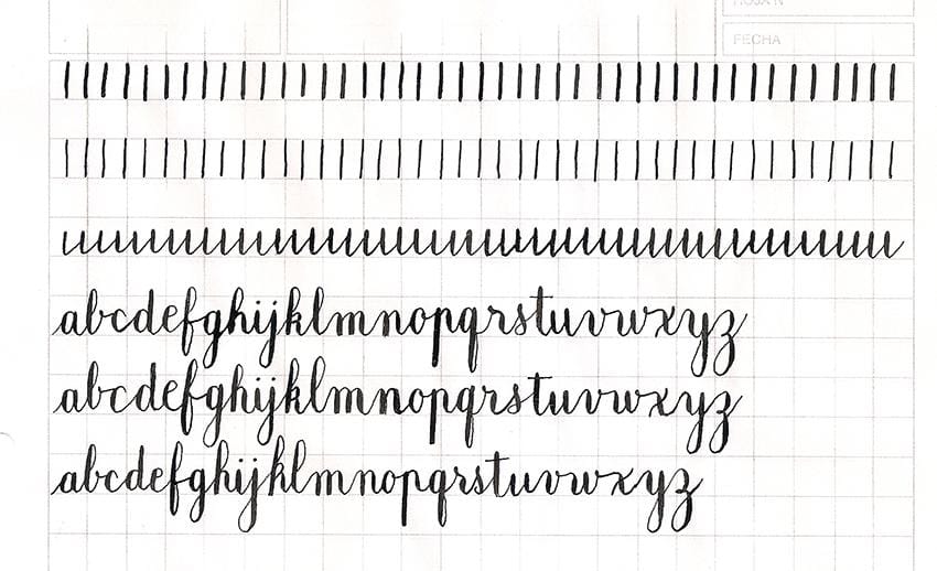 My 10 day calligraphy challenge - image 14 - student project