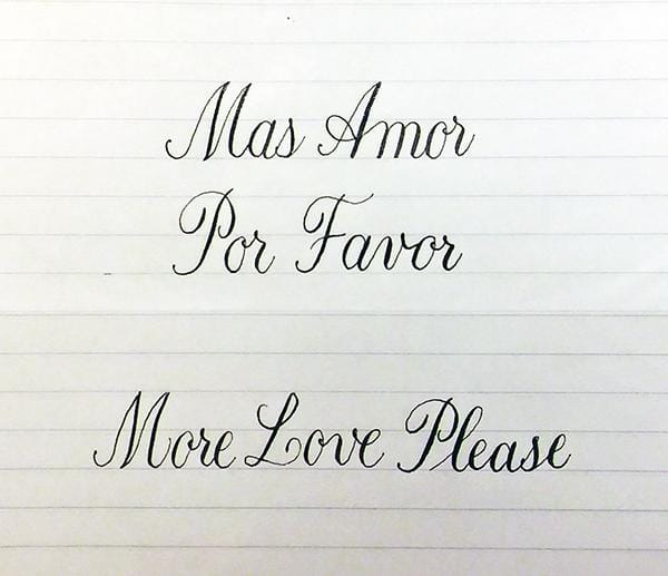 My 10 day calligraphy challenge - image 9 - student project