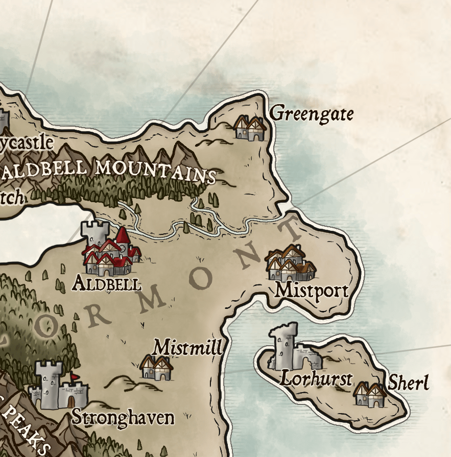 Map of Temaria (IV) - image 6 - student project