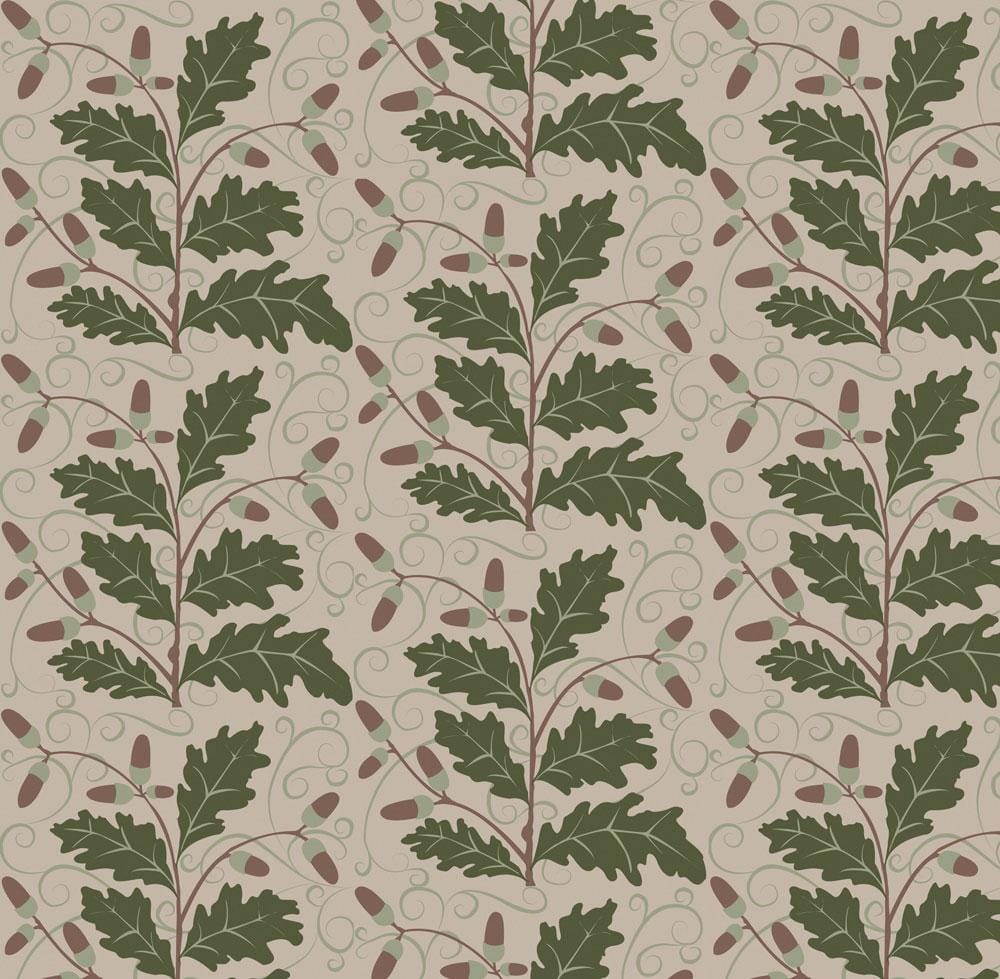Acorn and Oak Enclosed Pattern - image 4 - student project