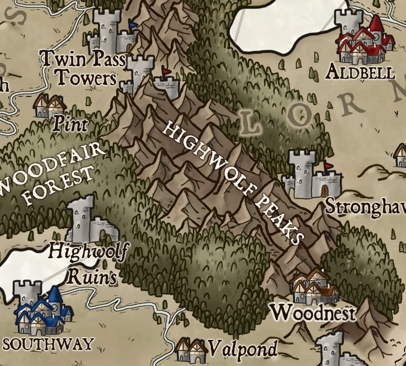 Map of Temaria (IV) - image 4 - student project