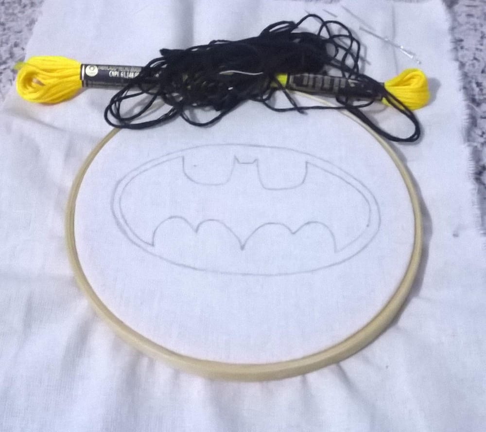 Batman Embroidery - image 1 - student project