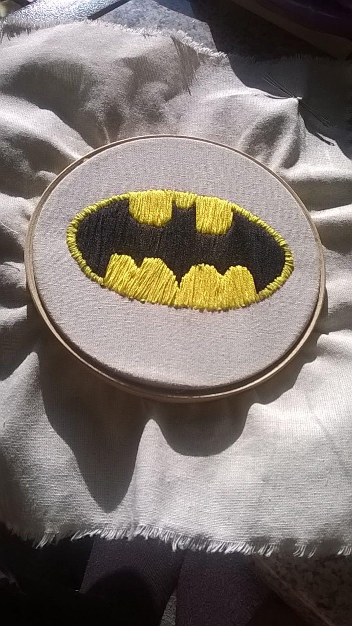 Batman Embroidery - image 3 - student project