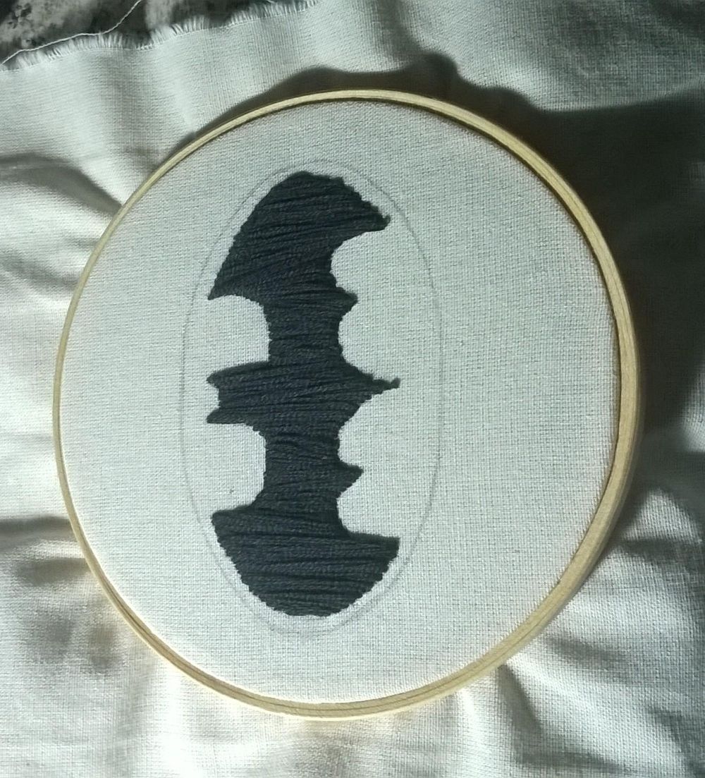 Batman Embroidery - image 2 - student project
