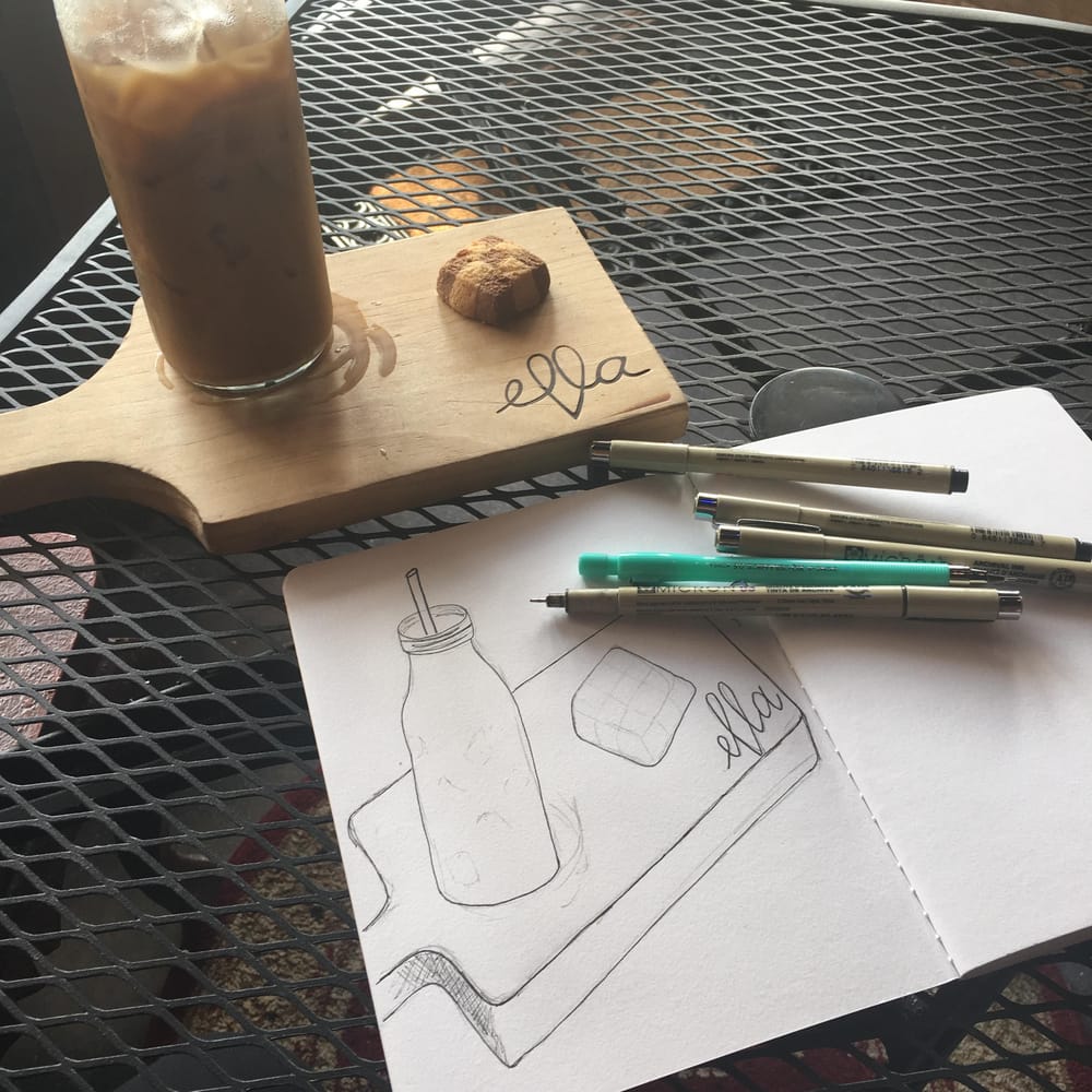 Coffee and Cold Brew Sketch - image 1 - student project