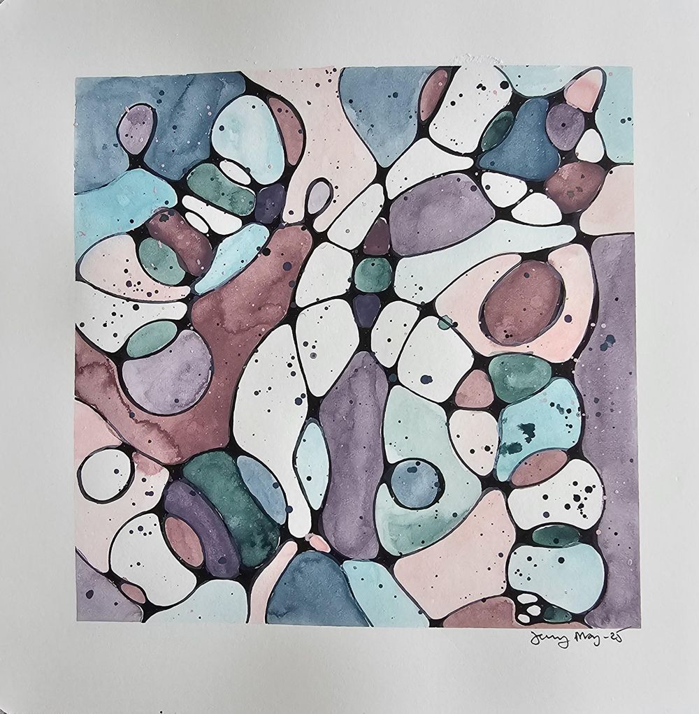 Abstract watercolor p2 - image 2 - student project